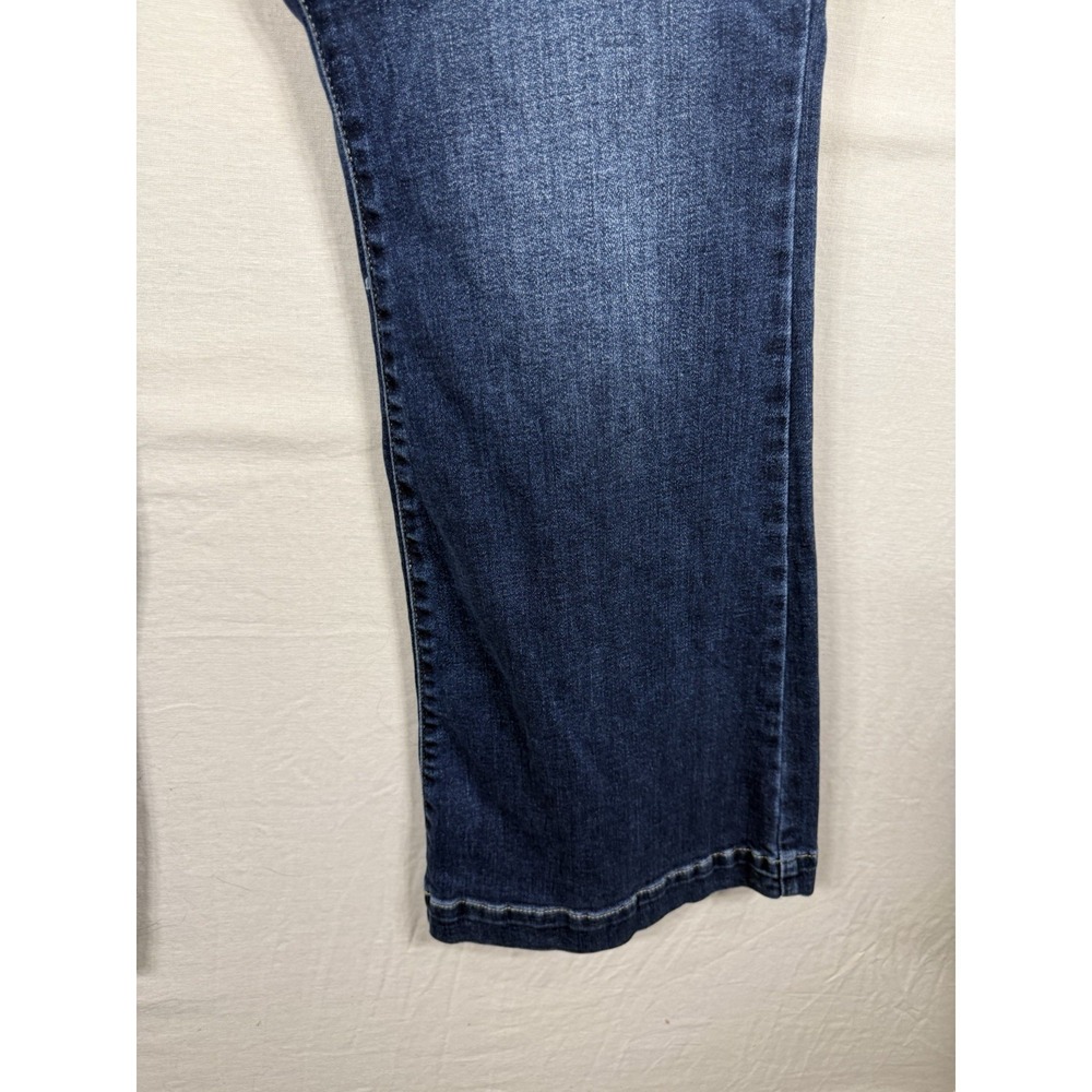 Judy Blue 16W Dark Wash Flare Jeans Womens Plus Size Stretch High Rise Western - Picture 5 of 10